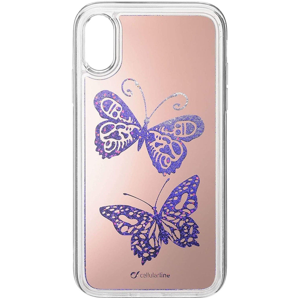 CELLULARLINE Electronics Cellularline Stardust Butterfly Case iPhone XR