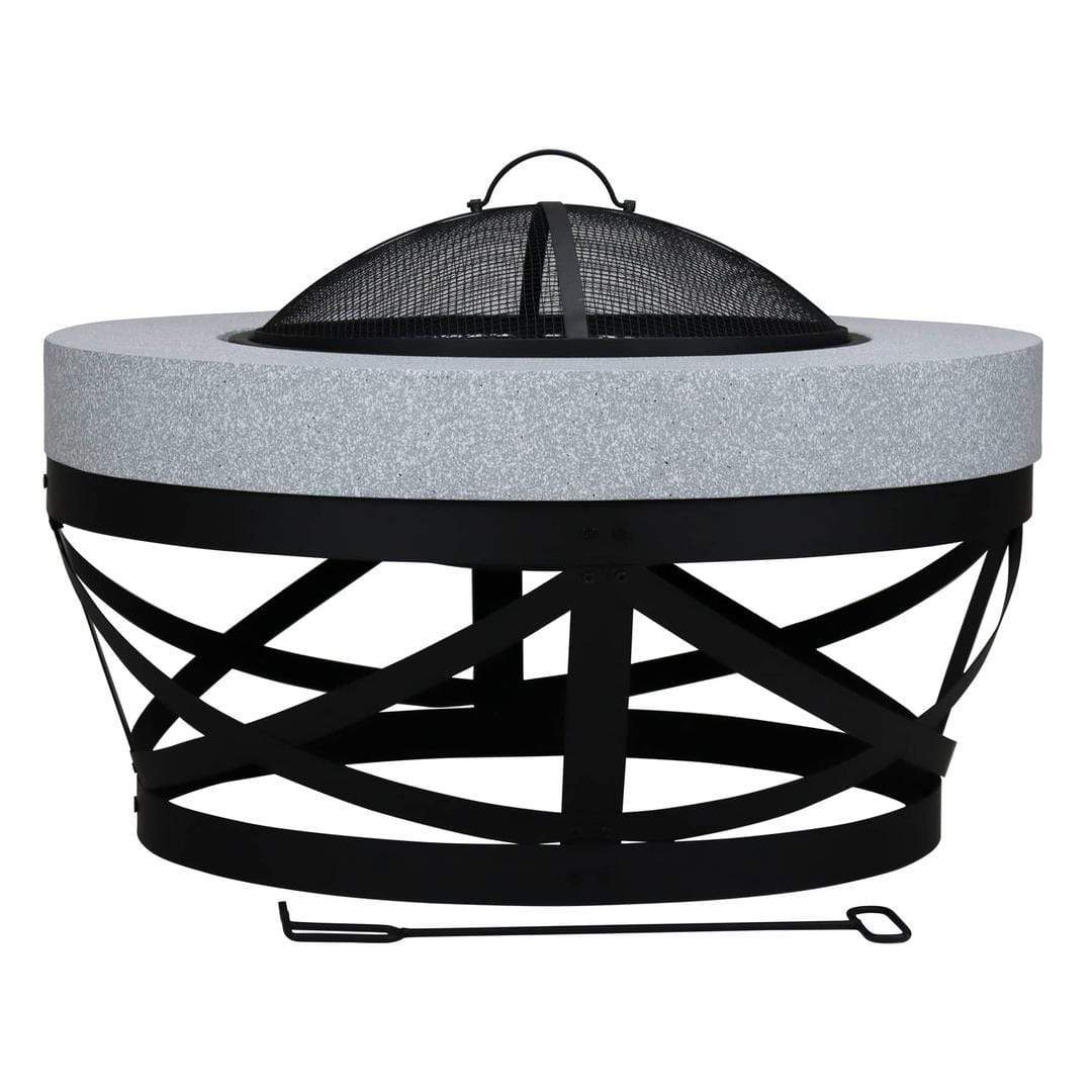 Chamdol Outdoor Round Fire Pit 70cm