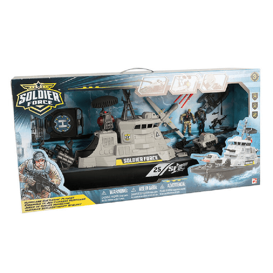 ChapMei Action Toys Chapmei Soldier Force Hurricane Battleship Playset