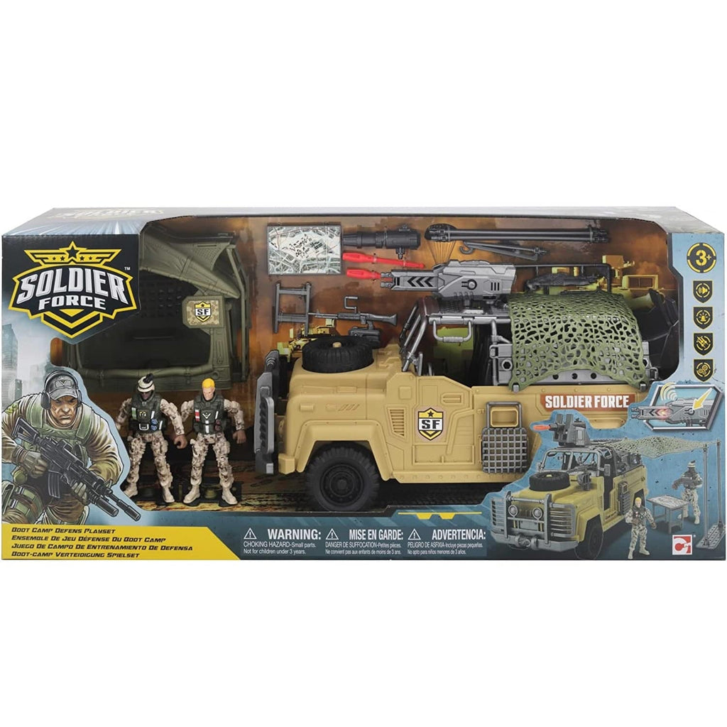 ChapMei Toys Soldier Force Boot Camp Defense Playset