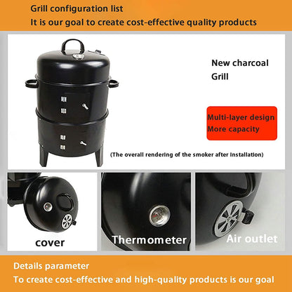 Char-Broil Outdoor Charbroil Barrel Charcoal Grill