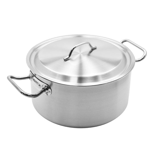 Chef Set Home & Kitchen On - Chefset Steel Cooking Pot w/Lid - 20 cm, 3.8 ltr - (CI5003)