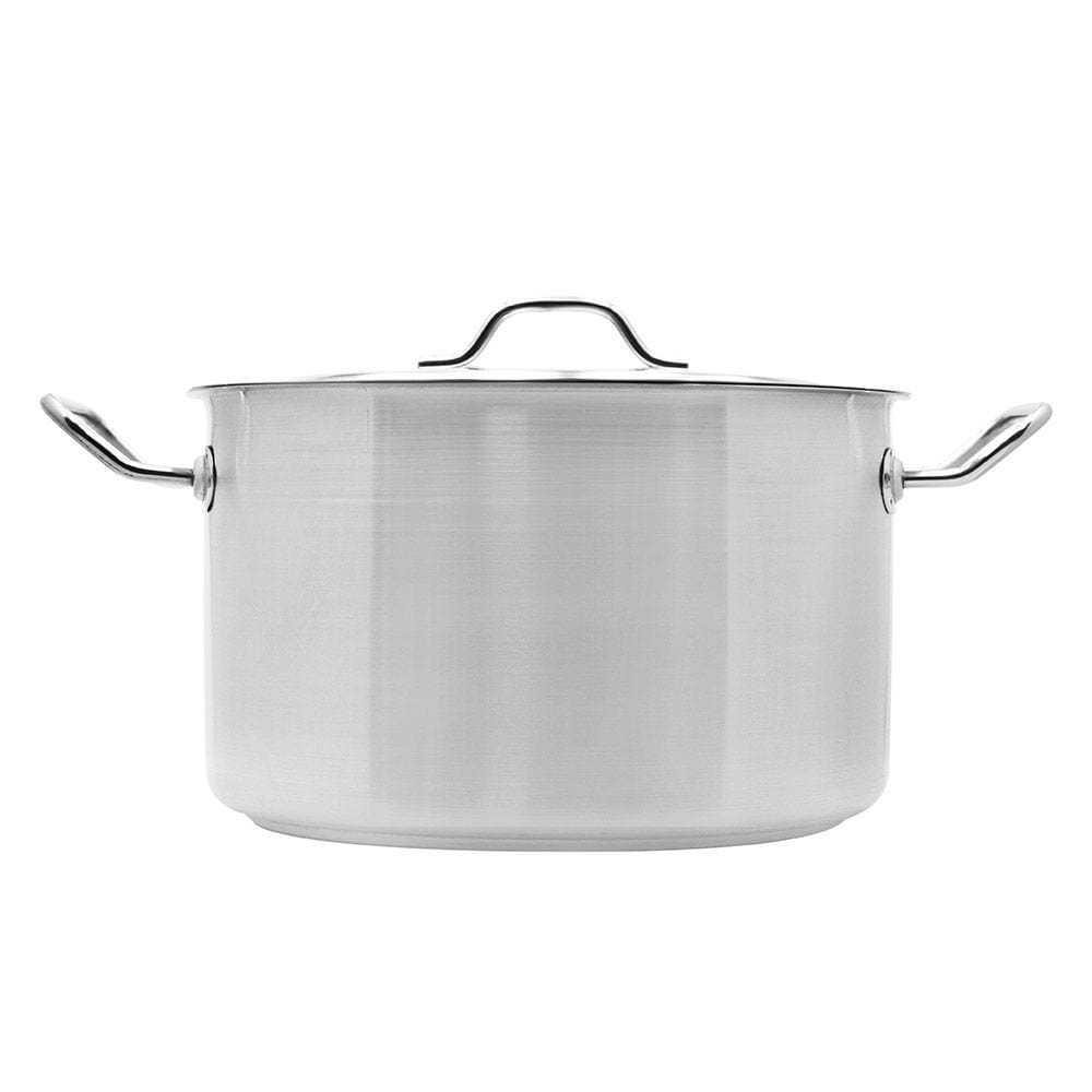 Chef Set Home & Kitchen On - Chefset Steel Cooking Pot w/Lid - 26 cm, 8 ltr - (CI5026A)
