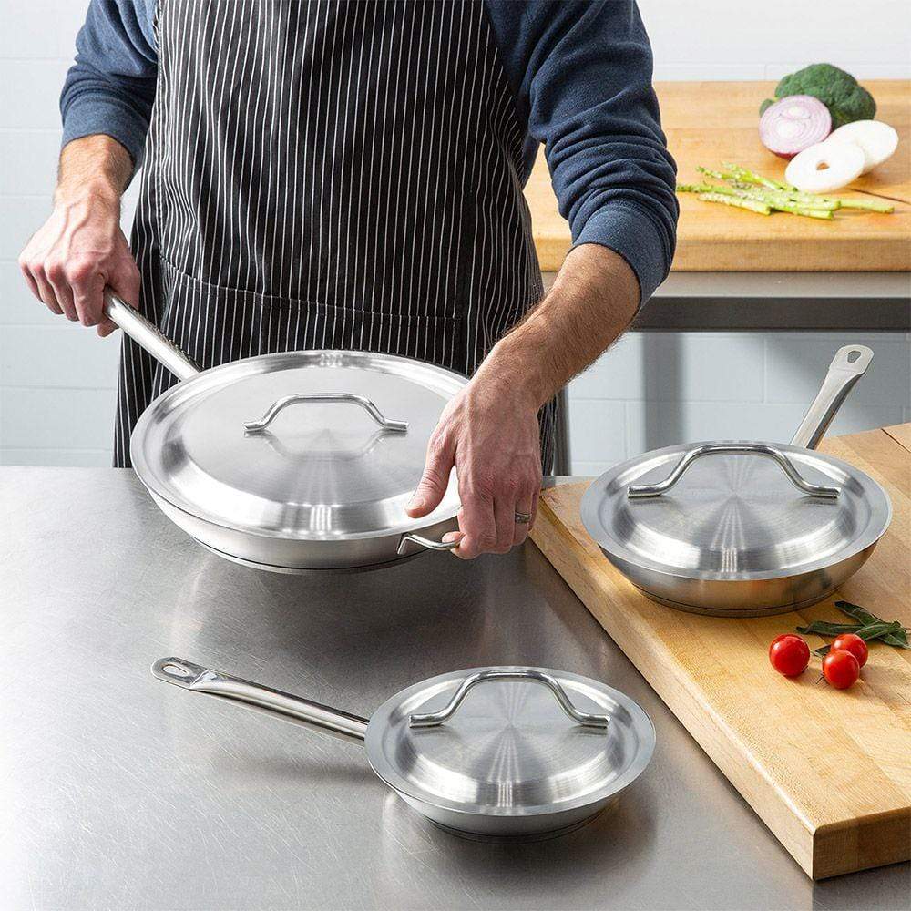 Chef Set Home & Kitchen On - Chefset Steel Lid - 24 cm, 24 cm - (CI4897)