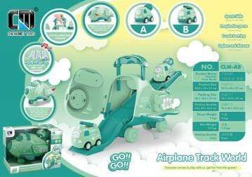 Chengmei Toys ® Toys Chengmei Toys-Airplane Track World With Music And Light