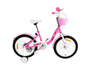 Chipmunk Kids' Bike with Basket (14 in, Pink)