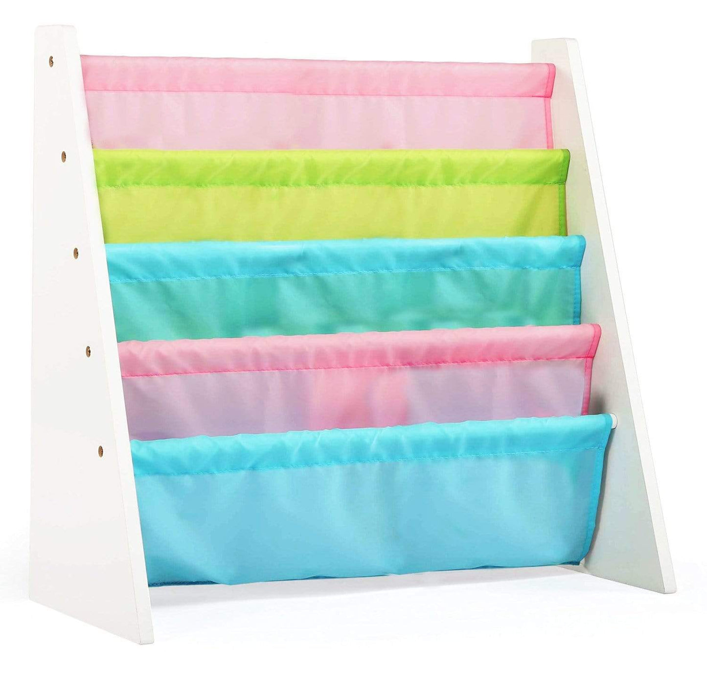 Class Class Kid's Book Organizer with Pastel Fabric