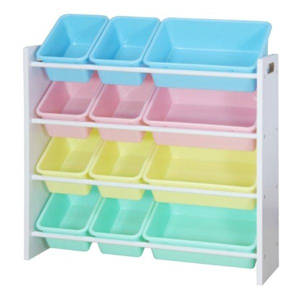 Class Home & Kitchen Class Kids' Toy Storage Organizer with 12 Plastic Bins, Medium