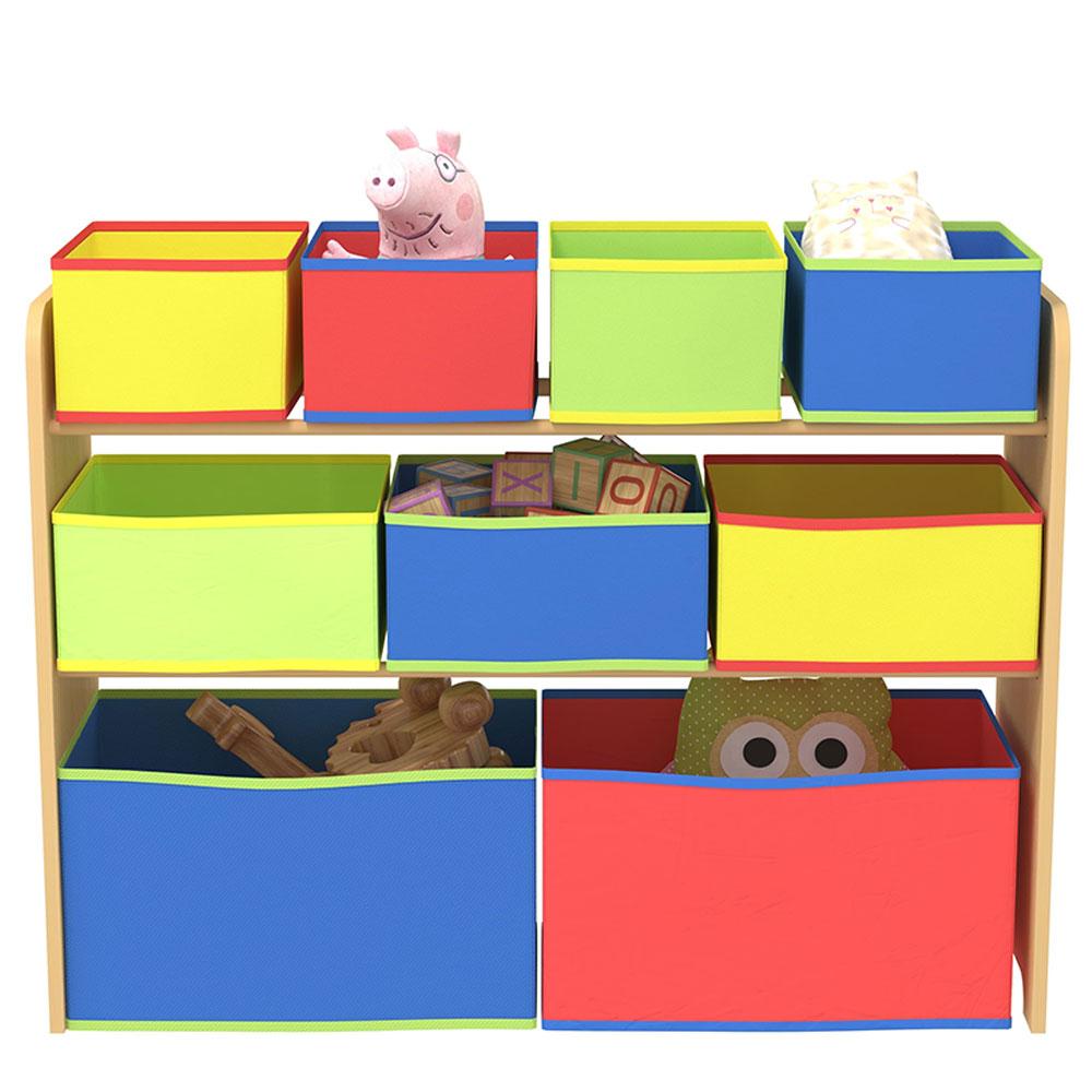 Class Home & Kitchen Class Toy Storage Organizer With 9 Fabric Storage Box