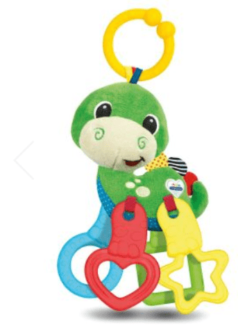 Clemen Toys Clemen-Clementoni baby rattle dinosaur plush