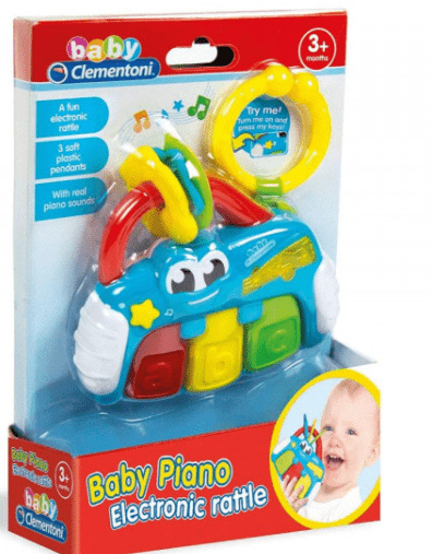 Clemen Toys Clemen-Clementoni baby rattle piano b/o
