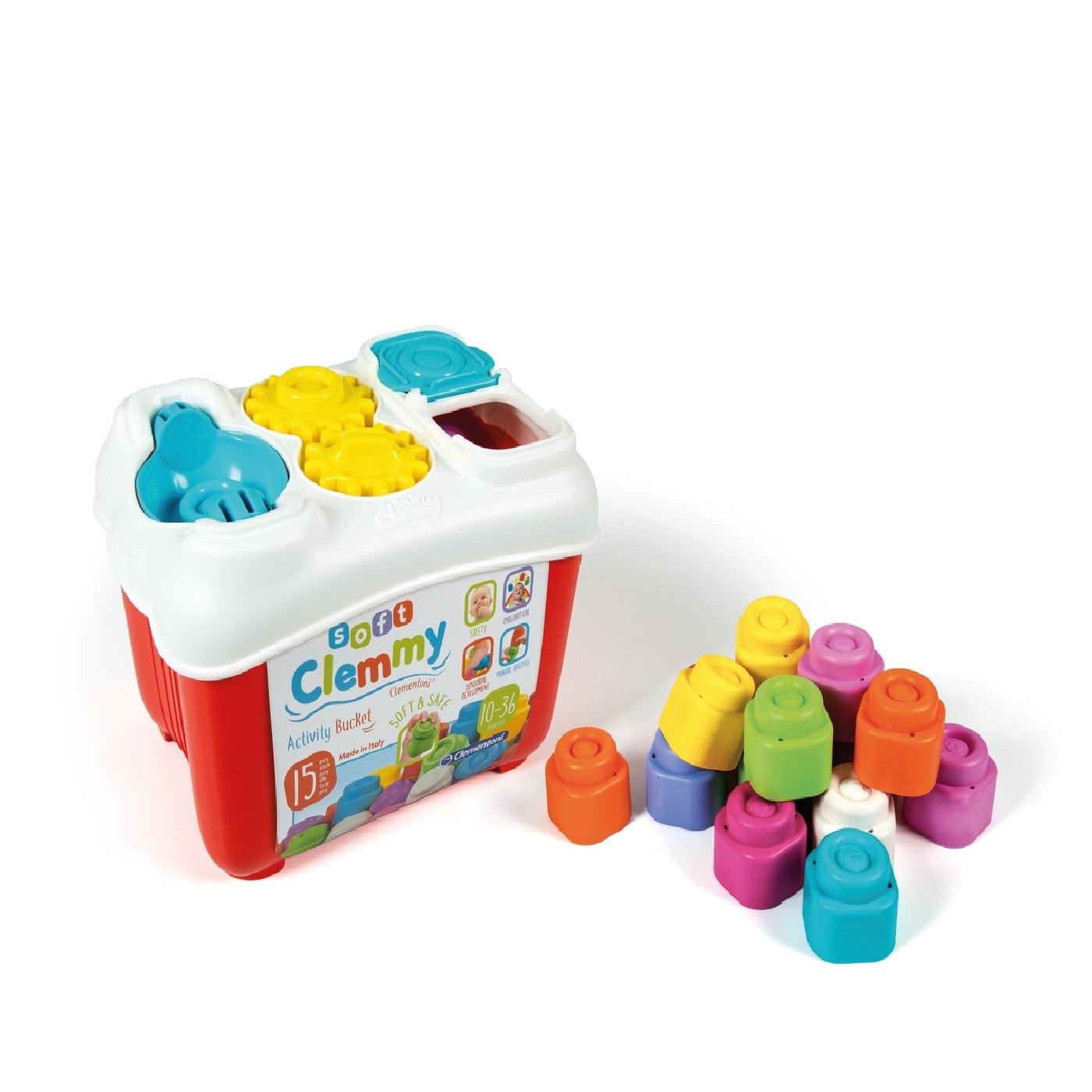 Clementoni Babies Clementoni Soft Clemmy Activity Bucket Sensory Toy