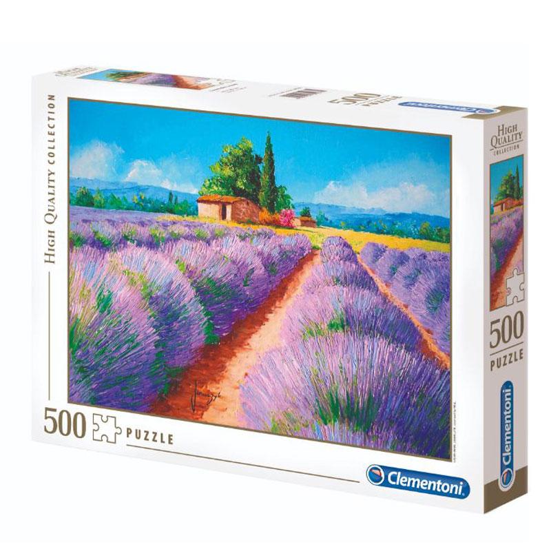 Clementoni Puzzles Clementoni Lavender Scent Jigsaw Puzzle 500Pcs