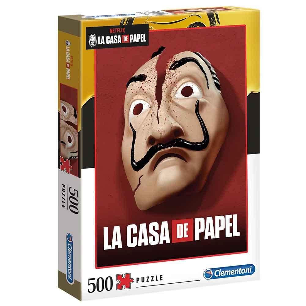 Clementoni Toys Clementoni Adult Puzzle Netflix La Casa de Papel Masks 500PCS