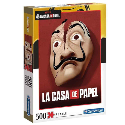 Clementoni Toys Clementoni Adult Puzzle Netflix La Casa de Papel Masks 500PCS