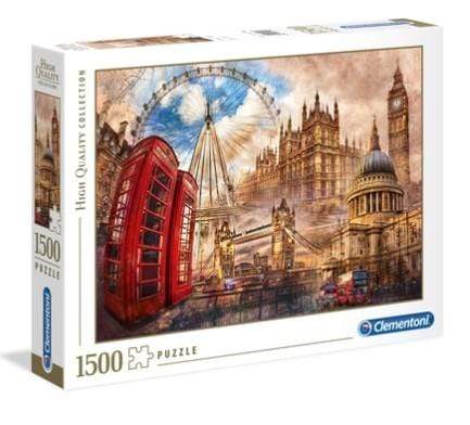 Clementoni Toys Clementoni - adult puzzle vintage london 1500pcs