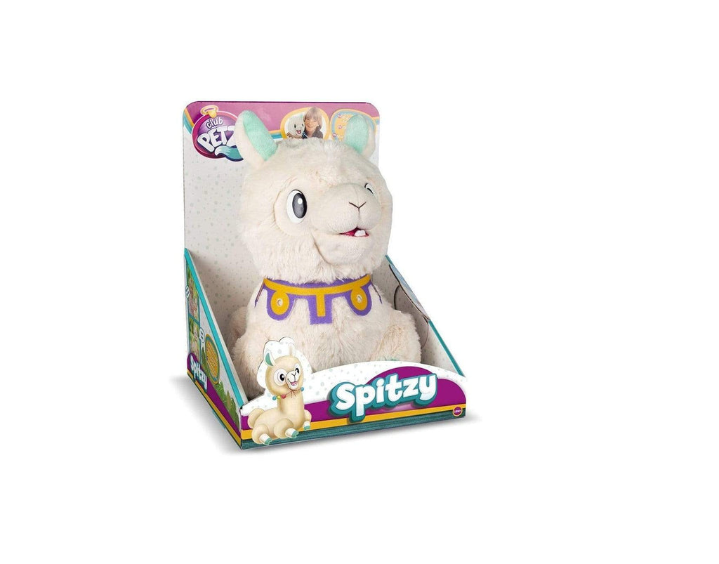 Club Petz Toys Club Petz, Spitzy The Funny Llama, Interactive Plush Toy, Cream