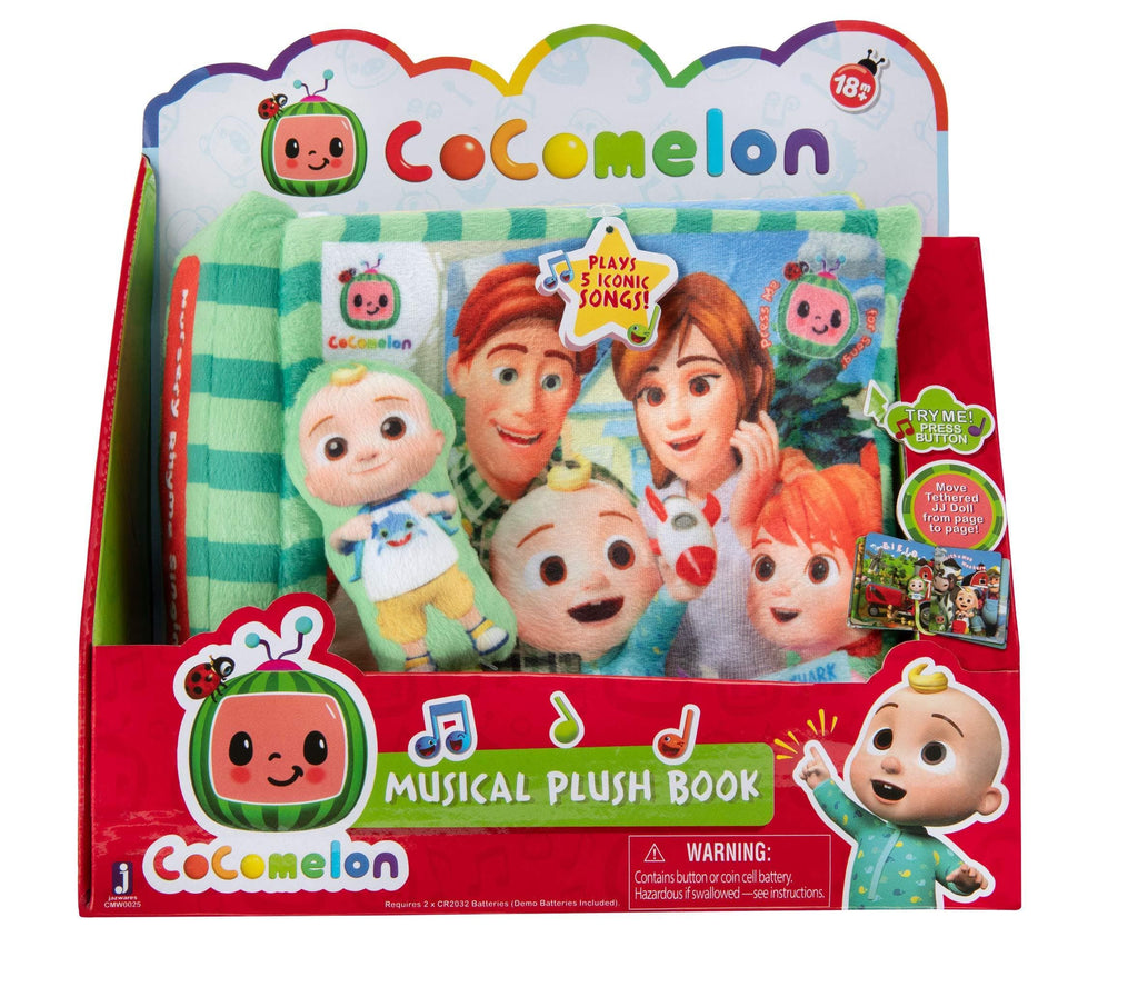 Cocomelon Babies CoComelon Musical Nursery Rhyme Singing Time Plush Book For Kid’s