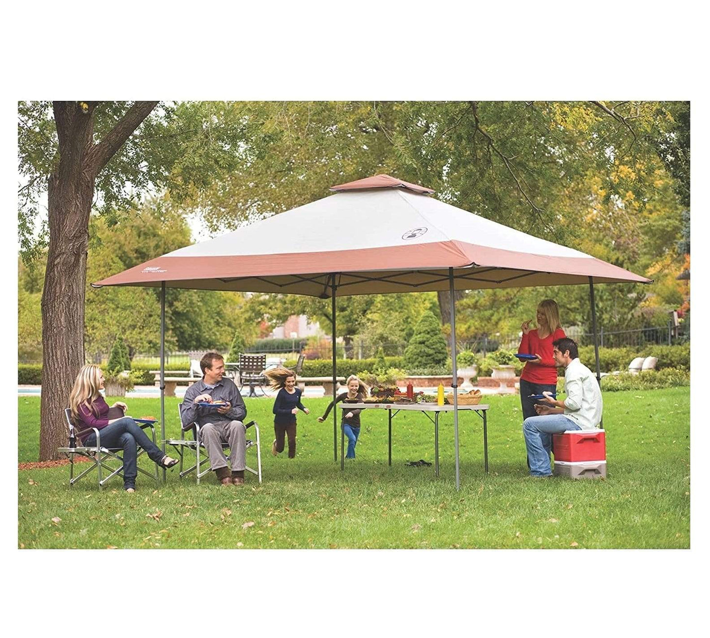 coleman Home & Kitchen Coleman Sun Shelter Canopy Tent Beige/Brown/Black