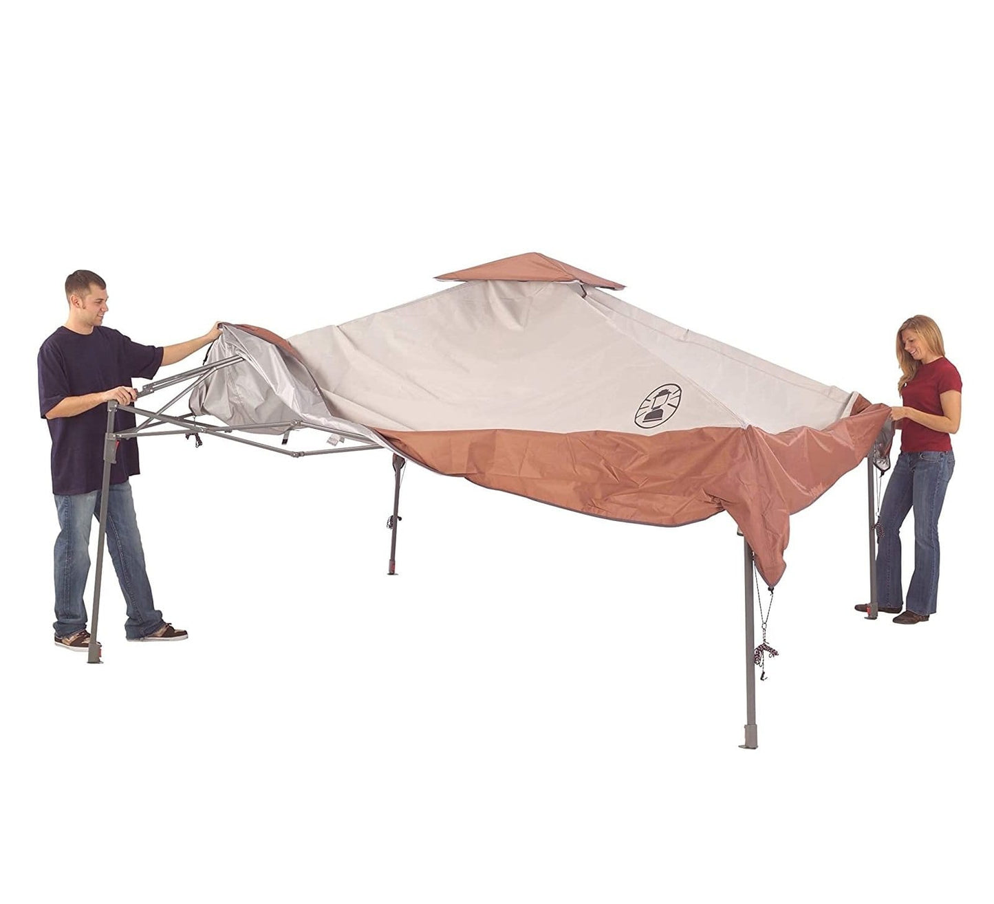 coleman Home & Kitchen Coleman Sun Shelter Canopy Tent Beige/Brown/Black