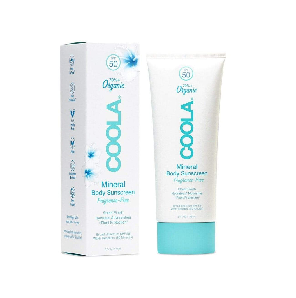 Coola Beauty COOLA Mineral Body Organic Sunscreen Lotion SPF50 – Fragrance-Free, 148ml
