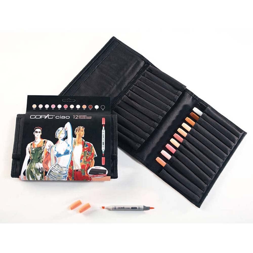 Copic Toys Copic Ciao 12er Set Hautfarben in Wallet