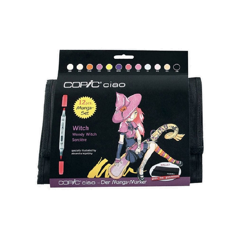 Copic Toys Copic Ciao Set 12 in Wallet Witch