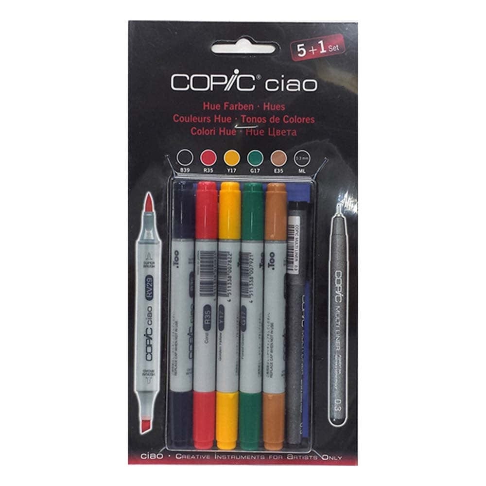 Copic Toys Copic Ciao Set 5+1 Hues