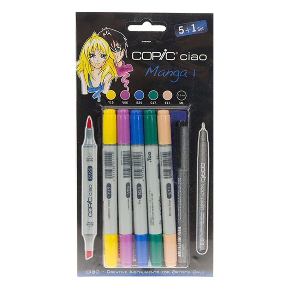 Copic Toys Copic Ciao Set 5+1 Manga 1