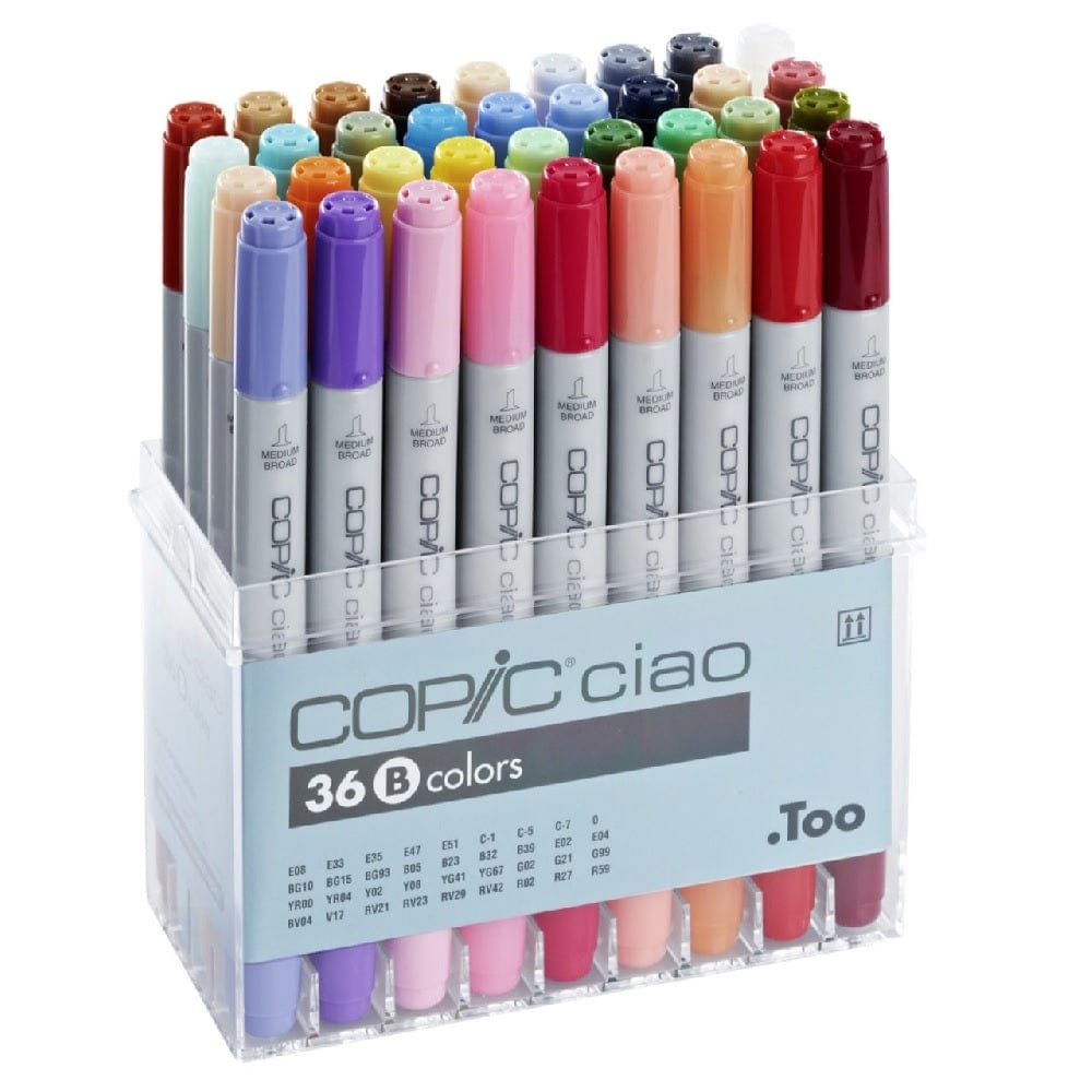 Copic Toys Copic Ciao Set of 36pc Set B colors