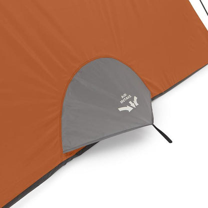 Core Equipment Outdoor CORE EQUIPMENT 6 Person Dome Tent - Grey/Orange | 6 Person Capacity | Durable 68D Polyester