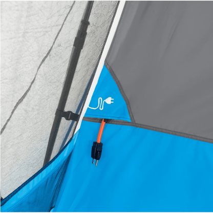 Core Equipment Tents CORE EQUIPMENT Lighted Instant Tent - Grey/Blue | 10 Person Capacity | Durable 68D Polyester