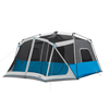 Core Equipment Tents CORE EQUIPMENT Lighted Instant Tent - Grey/Blue | 10 Person Capacity | Durable 68D Polyester