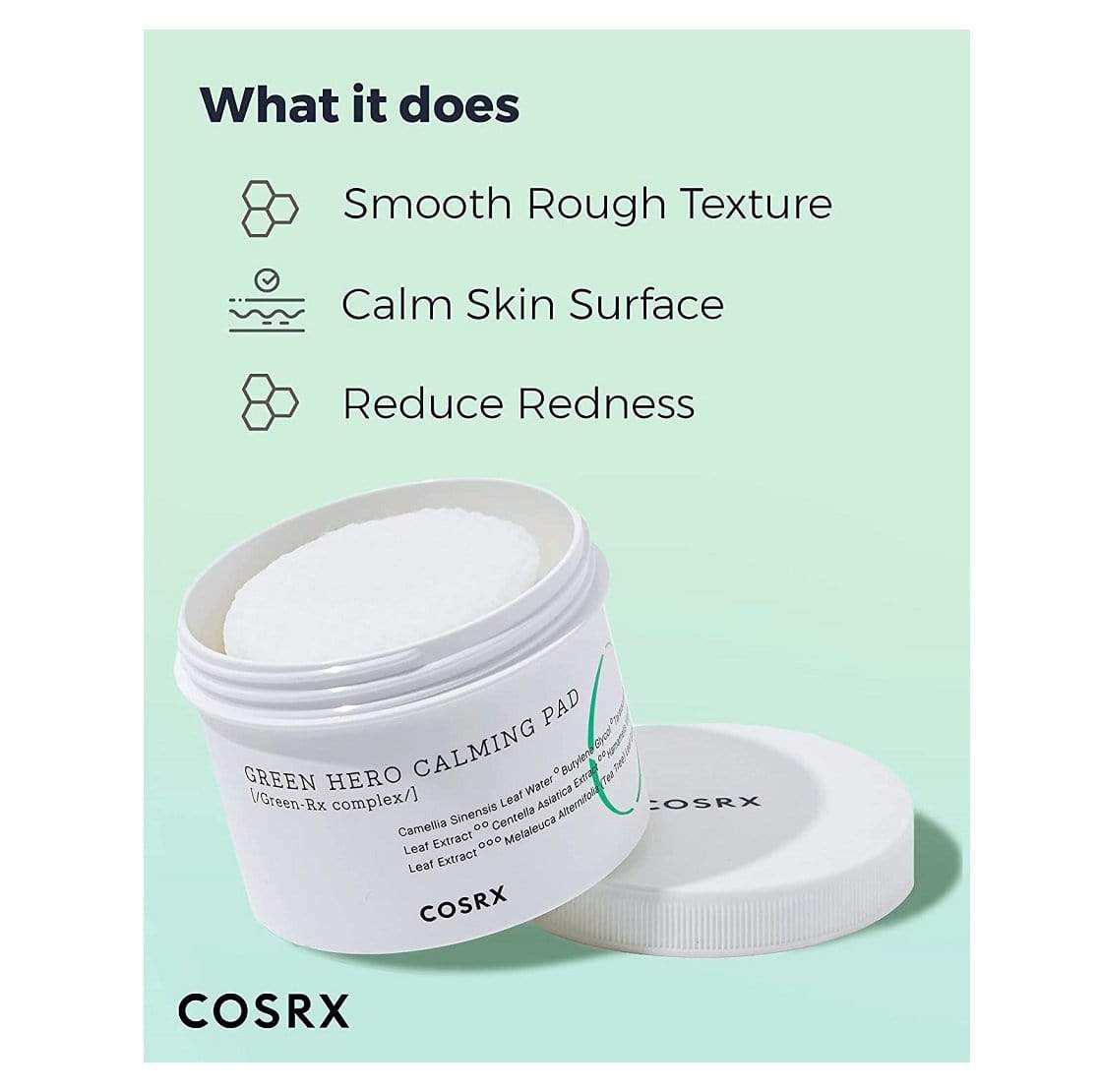 COSRX Beauty COSRX One Step Green Hero Calming Pad, 70 Pads