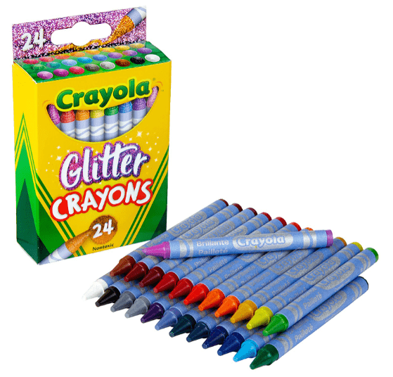 Crayola - 24 ct. Glitter Crayons