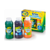 Crayola 3 ct. 8-oz. Washable Fingerpaint, Bright Colors