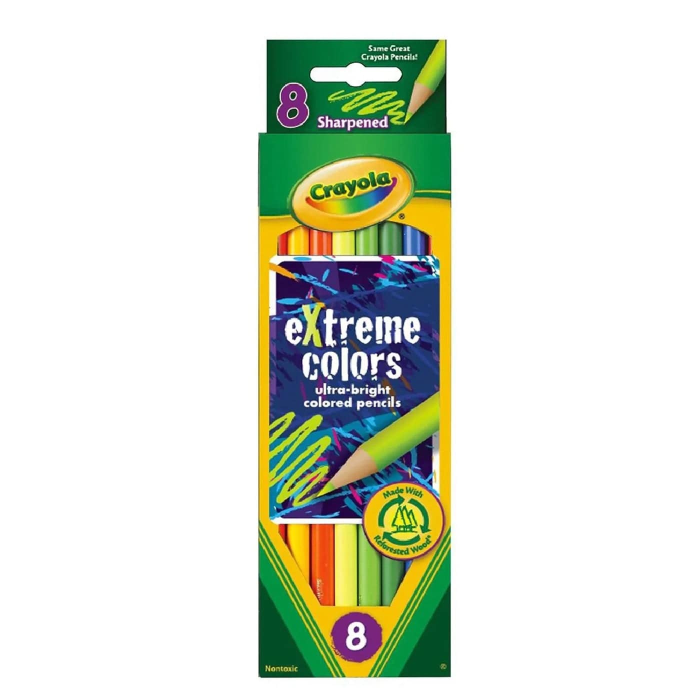Crayola School Crayola 8 ct. EXtreme Colors Pencils