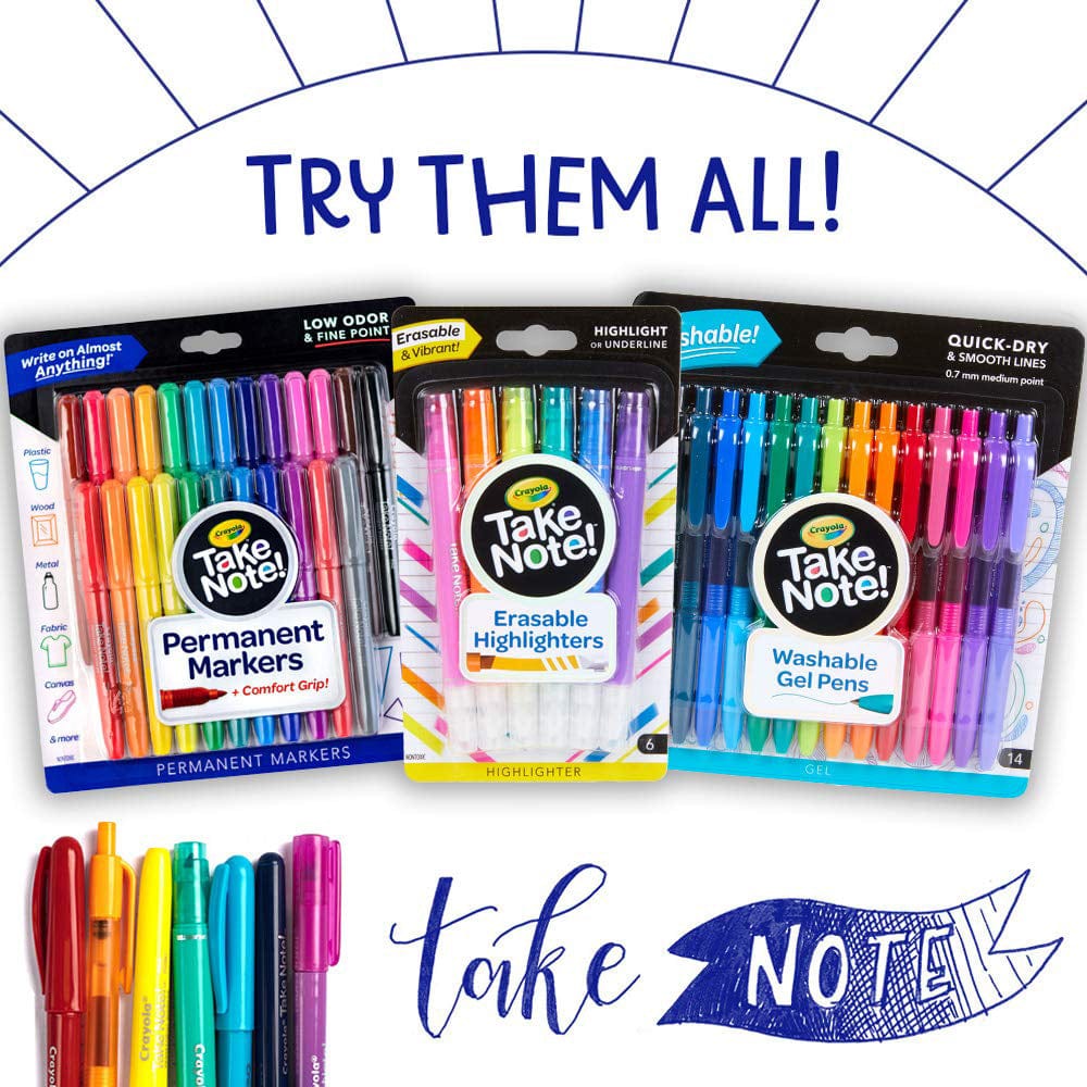 Crayola School Crayola Erasable Highlighters