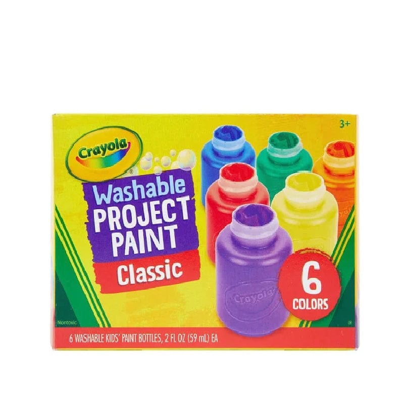 Crayola School Crayola Washable Project Paint Classic 6 colors