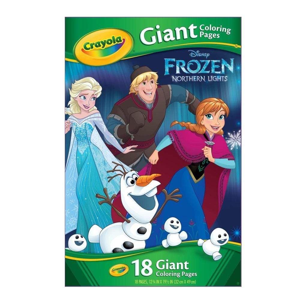 Crayola School FROZEN  GIANT COLOURING PAGES