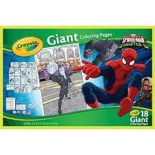 Crayola School Giant Coloring Pages, Spiderman