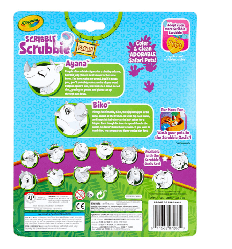 Scribble Scrubbie Safari 2ct Model 2