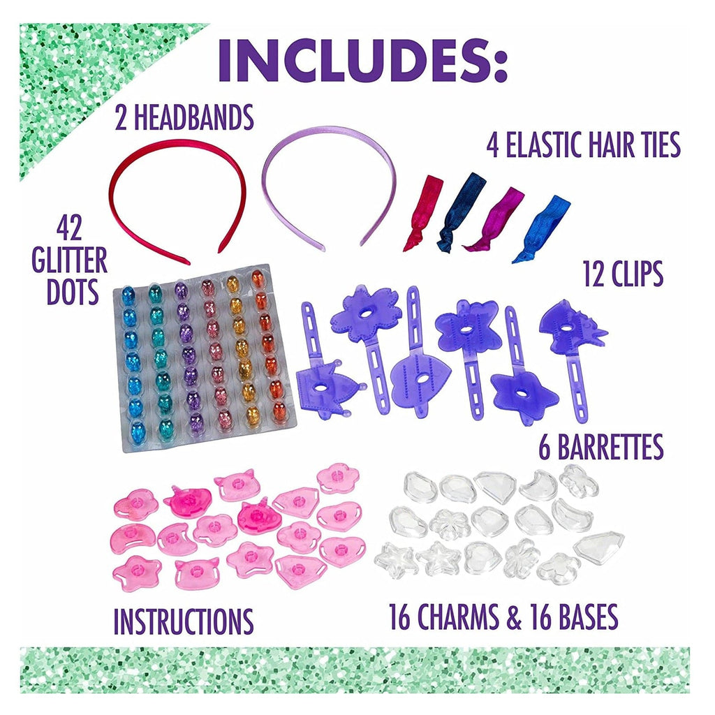Crayola Toys Crayola Glitter Dots Salon Hair Clips Craft