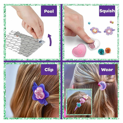 Crayola Toys Crayola Glitter Dots Salon Hair Clips Craft