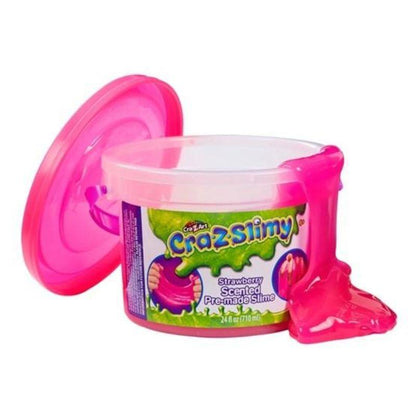 CraZslimy Scented Premade Tub 24 oz - Strawberry