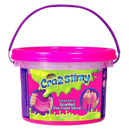 CraZslimy Scented Premade Tub 24 oz - Strawberry