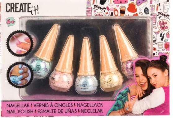 Creat it Beauty Create it! nail polish ice-cream 5 in giftbox