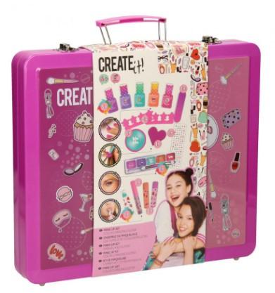 Creat it Toys Create it! makeup set color changing/glitter tin