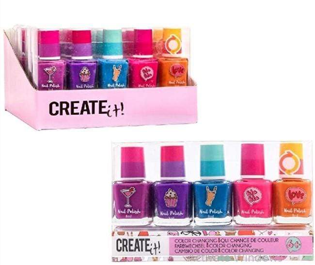 Create it Beauty Create it! nail polish color changing 5pk