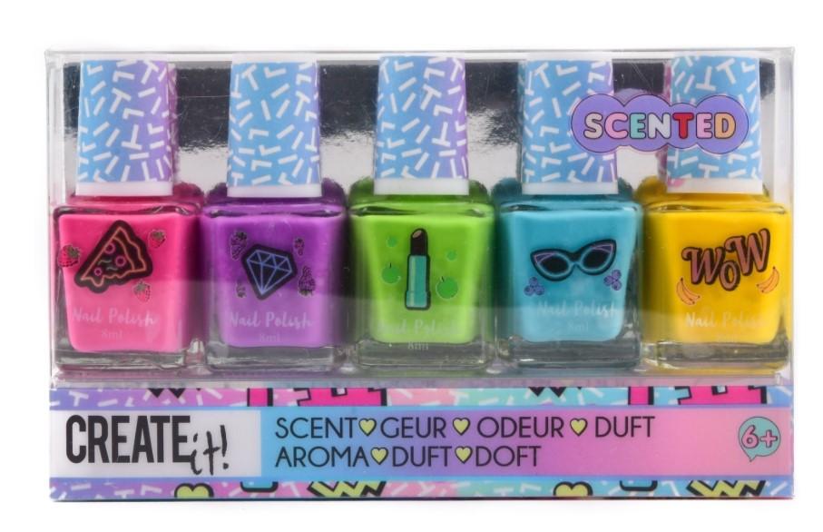 Create it Beauty Create it! nail polish scented 5-pack display